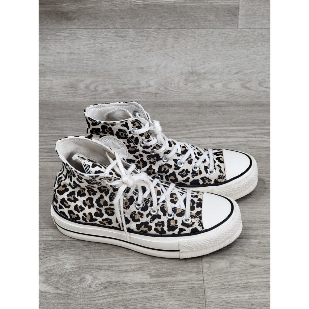 Converse Lift Hi Top Platform Cheetah Leopard Print 570915C Women's Size 7